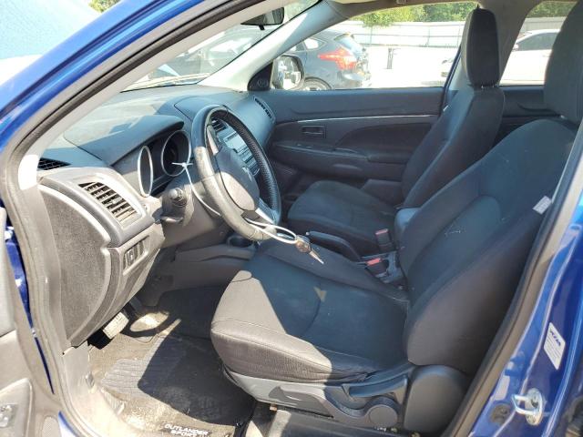 4A4AP3AU8FE024361 - 2015 MITSUBISHI OUTLANDER ES BLUE photo 7