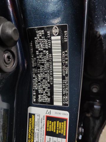 4T1BF1FK5HU351296 - 2017 TOYOTA CAMRY LE BLACK photo 13