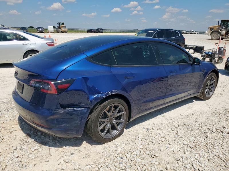 5YJ3E1EA7LF705857 - 2020 TESLA MODEL 3 ლურჯი ფოტო 3