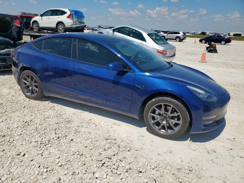 5YJ3E1EA7LF705857 - 2020 TESLA MODEL 3 ლურჯი ფოტო 4