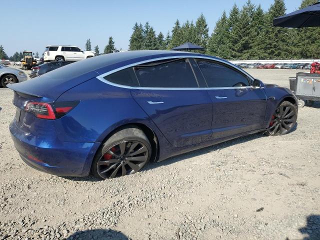 5YJ3E1EC9LF802110 - 2020 TESLA MODEL 3 蓝色 照片 3