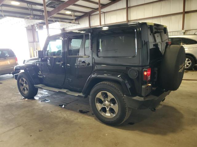 1C4BJWEG4GL305010 - 2016 JEEP WRANGLER U SAHARA BLACK photo 2