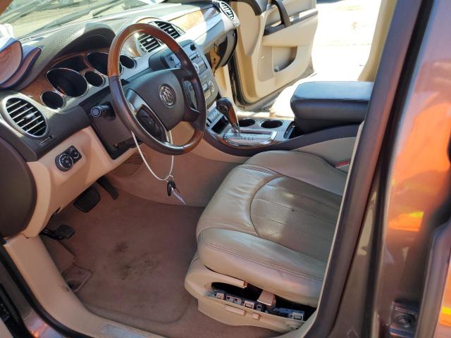 5GAKVCED7CJ401410 - 2012 BUICK ENCLAVE BROWN photo 7