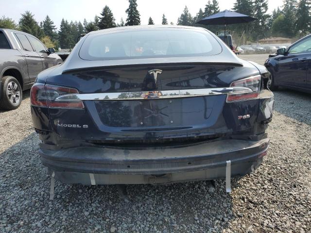 5YJSA1H10EFP47874 - 2014 TESLA MODEL S BLUE photo 6