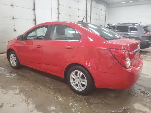 1G1JC5SH3D4118286 - 2013 CHEVROLET SONIC LT წითელი ფოტო 2