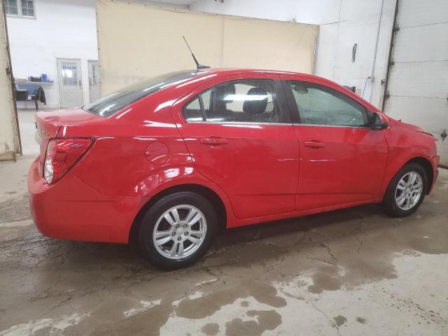 1G1JC5SH3D4118286 - 2013 CHEVROLET SONIC LT წითელი ფოტო 3