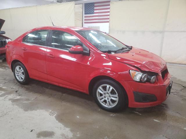 1G1JC5SH3D4118286 - 2013 CHEVROLET SONIC LT წითელი ფოტო 4