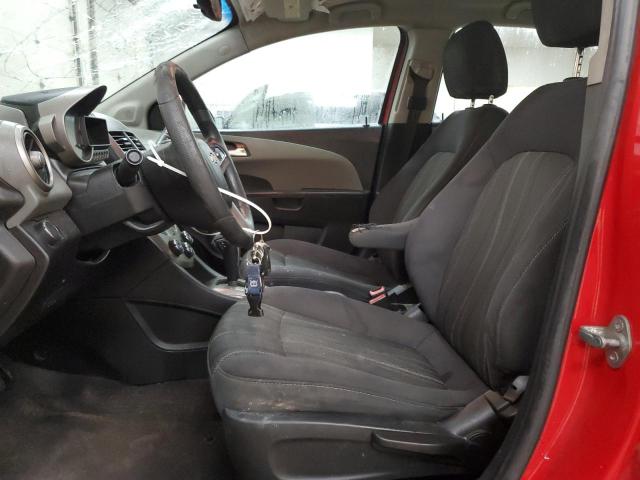 1G1JC5SH3D4118286 - 2013 CHEVROLET SONIC LT წითელი ფოტო 7