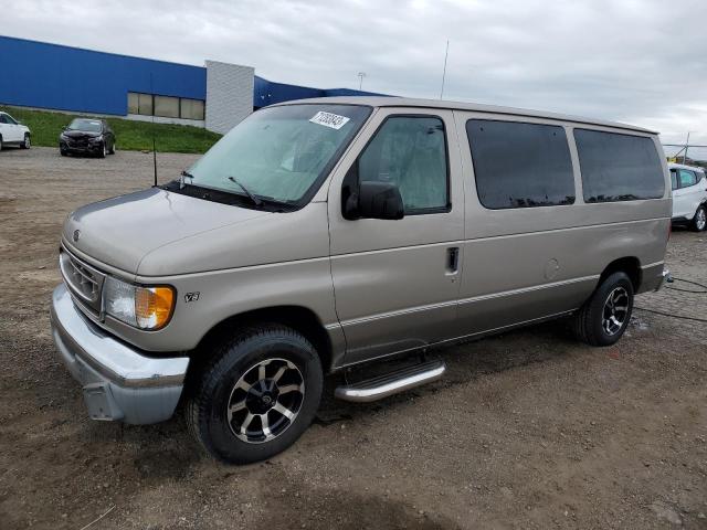 1FMRE11L71HB52900 - 2001 FORD ECONOLINE E150 WAGON TAN photo 1