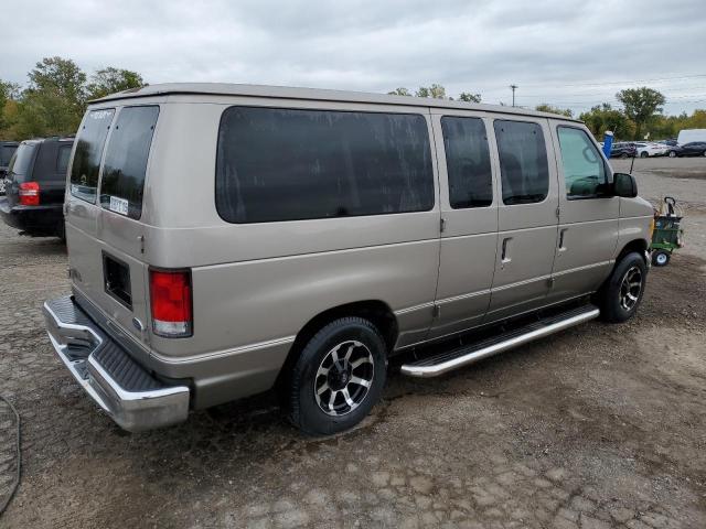 1FMRE11L71HB52900 - 2001 FORD ECONOLINE E150 WAGON TAN photo 3