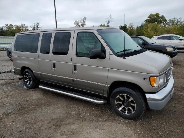 1FMRE11L71HB52900 - 2001 FORD ECONOLINE E150 WAGON TAN photo 4