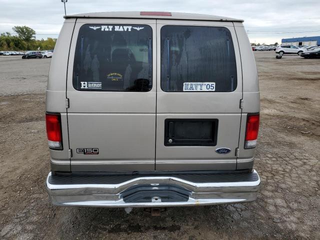 1FMRE11L71HB52900 - 2001 FORD ECONOLINE E150 WAGON TAN photo 6