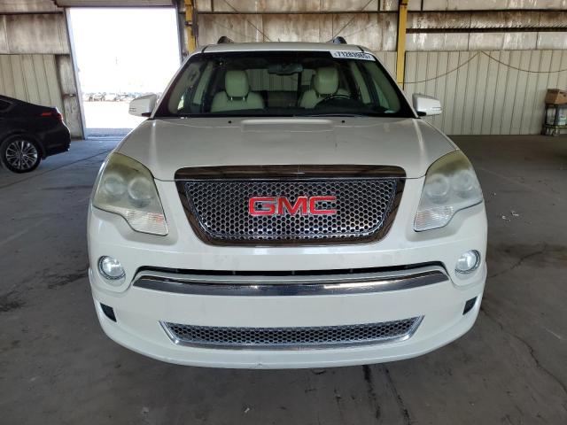 1GKKRTED5CJ395162 - 2012 GMC ACADIA DENALI WHITE photo 5