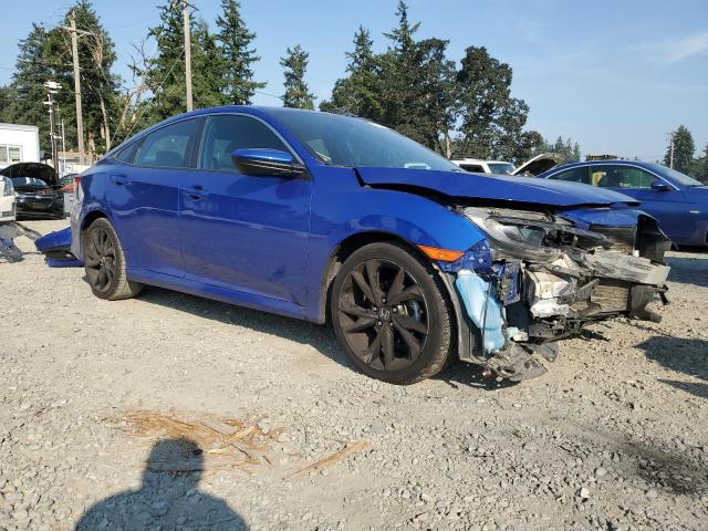 19XFC2F8XLE211499 - 2020 HONDA CIVIC SPORT أزرق صورة 4