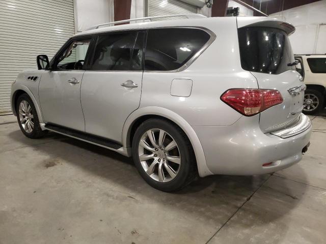 JN8AZ2NE0C9019095 - 2012 INFINITI QX56 SILVER photo 2