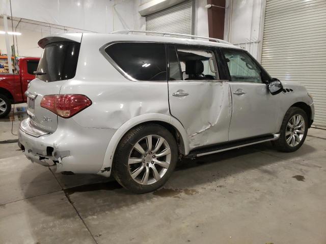 JN8AZ2NE0C9019095 - 2012 INFINITI QX56 SILVER photo 3