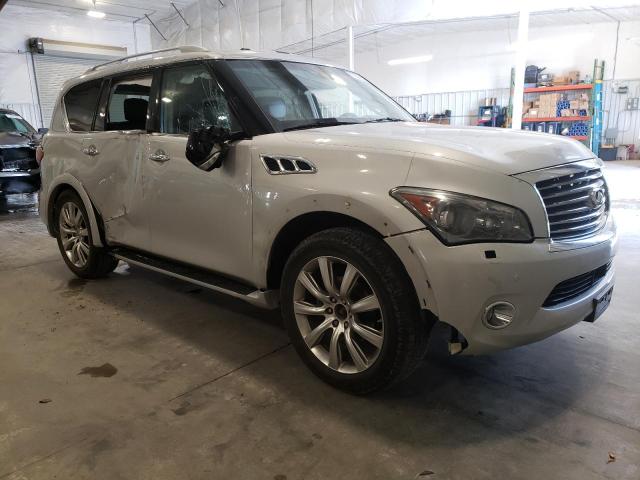 JN8AZ2NE0C9019095 - 2012 INFINITI QX56 SILVER photo 4