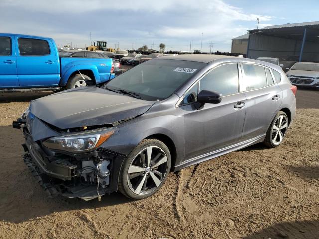 4S3GTAL64H3749681 - 2017 SUBARU IMPREZA SPORT GRAY photo 1