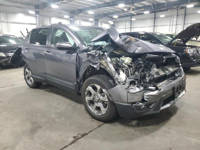 5J6RW2H86KL031843 - 2019 HONDA CR-V EXL Grau Foto 4