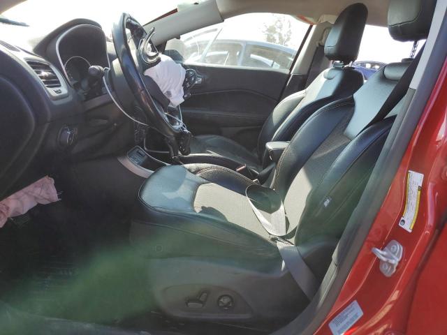 3C4NJCBB1HT661294 - 2017 JEEP COMPASS LATITUDE წითელი ფოტო 7