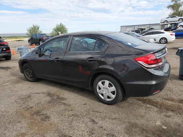 2HGFB2F50DH597544 - 2013 HONDA CIVIC LX BLACK photo 2