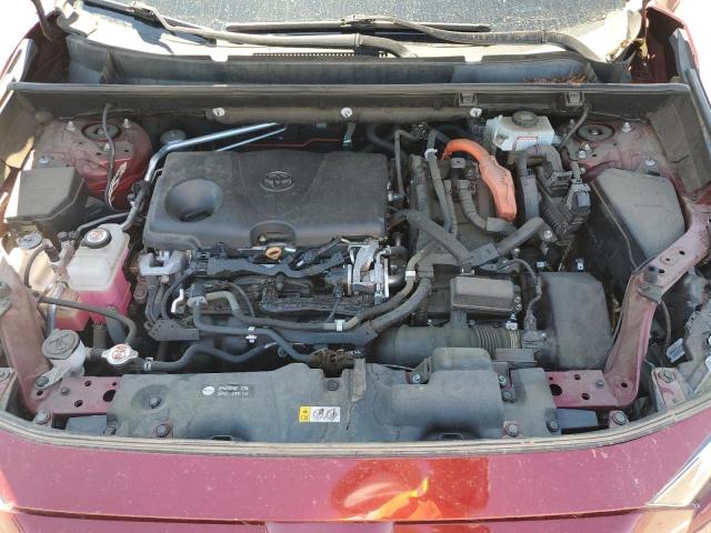 2T3RWRFV1KW015473 - 2019 TOYOTA RAV4 XLE برغندي صورة 12