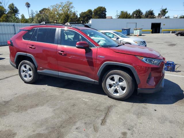 2T3RWRFV1KW015473 - 2019 TOYOTA RAV4 XLE برغندي صورة 4
