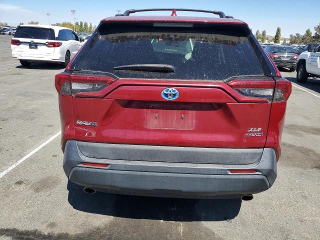 2T3RWRFV1KW015473 - 2019 TOYOTA RAV4 XLE برغندي صورة 6