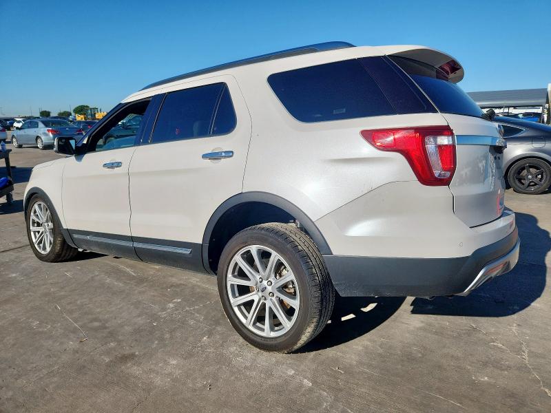 1FM5K7F87HGC27223 - 2017 FORD EXPLORER LIMITED თეთრი ფოტო 2