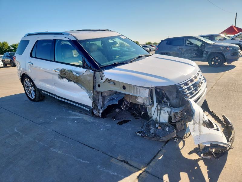 1FM5K7F87HGC27223 - 2017 FORD EXPLORER LIMITED თეთრი ფოტო 4