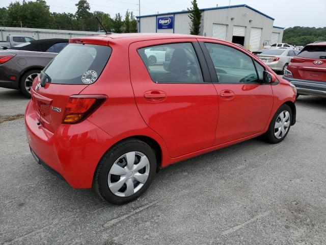 VNKKTUD39FA043046 - 2015 TOYOTA YARIS RED photo 3