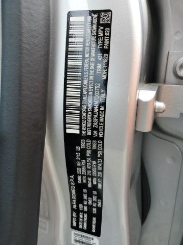 ZASPAJAN4M7D03752 - 2021 ALFA ROMEO STELVIO SPORT فضي صورة 14