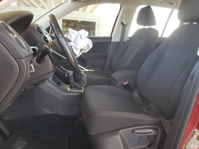 WVGAV3AXXEW050603 - 2014 VOLKSWAGEN TIGUAN S RED photo 7