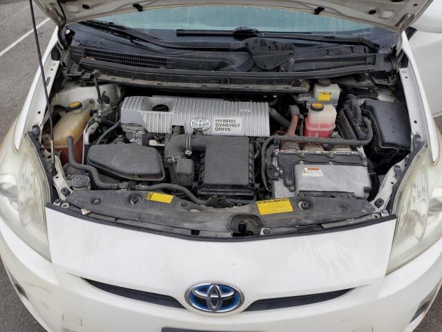 JTDKN3DU6A0165965 - 2010 TOYOTA PRIUS WHITE photo 11