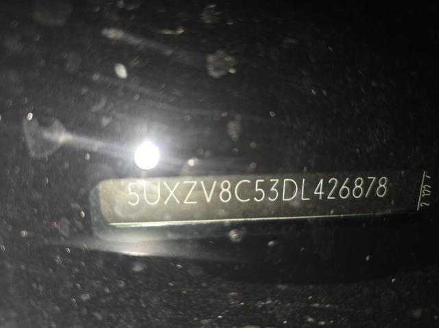 5UXZV8C53DL426878 - 2013 BMW X5 XDRIVE50I შავი ფოტო 10