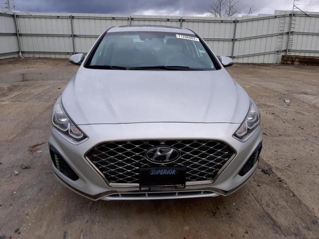 5NPE34AF0KH821273 - 2019 HYUNDAI SONATA LIMITED SILVER photo 5