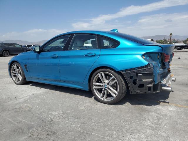 WBA4J5C57JBF06269 - 2018 BMW 440I GRAN COUPE TEAL photo 2