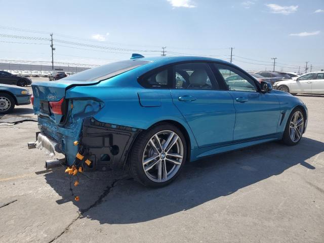 WBA4J5C57JBF06269 - 2018 BMW 440I GRAN COUPE TEAL photo 3