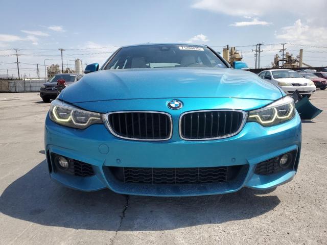 WBA4J5C57JBF06269 - 2018 BMW 440I GRAN COUPE TEAL photo 5