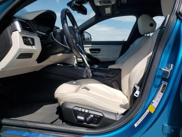WBA4J5C57JBF06269 - 2018 BMW 440I GRAN COUPE TEAL photo 7