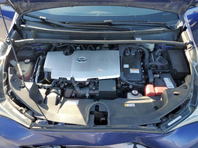 JTDKBRFU4J3080095 - 2018 TOYOTA PRIUS Niebieski zdjęcie 11