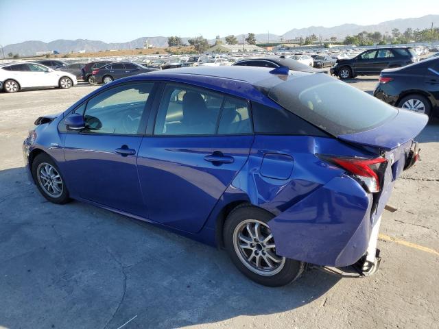 JTDKBRFU4J3080095 - 2018 TOYOTA PRIUS Niebieski zdjęcie 2