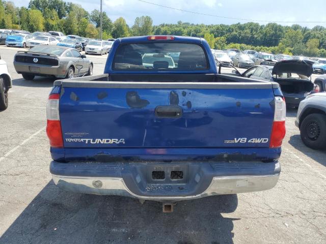 5TBDT44116S546503 - 2006 TOYOTA TUNDRA DOUBLE CAB SR5 BLUE photo 6
