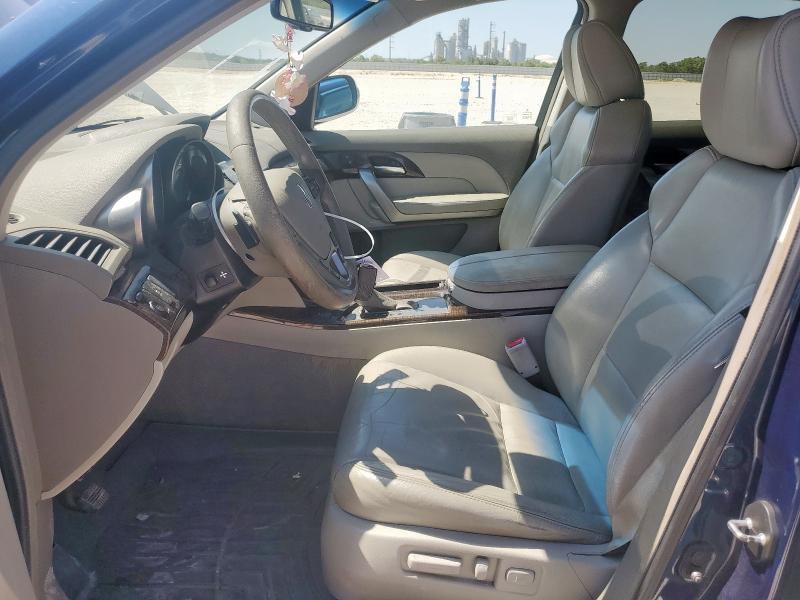 2HNYD2H43CH511139 - 2012 ACURA MDX TECHNOLOGY Синій фото 7