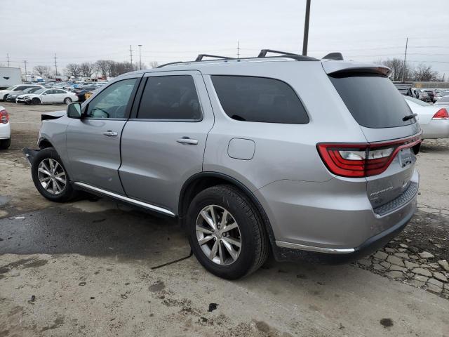 1C4RDJDG1FC766254 - 2015 DODGE DURANGO LIMITED SILVER photo 2