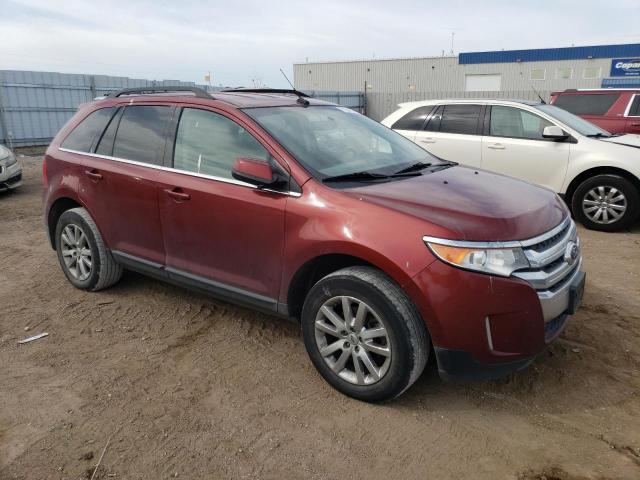 2FMDK4KC9EBA34921 - 2014 FORD EDGE SE AW LIMITED BURGUNDY photo 4