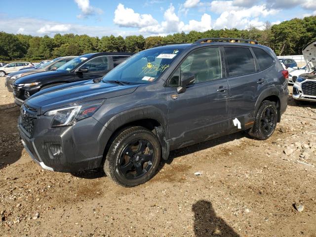 JF2SKAMC3NH405647 - 2022 SUBARU FORESTER WILDERNESS GRAY photo 1