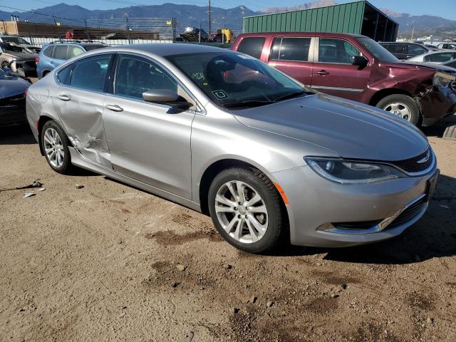 1C3CCCAB5GN125034 - 2016 CHRYSLER 200 LIMITED SILVER photo 4