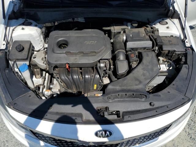 5XXGU4L35HG169814 - 2017 KIA OPTIMA EX WHITE photo 11