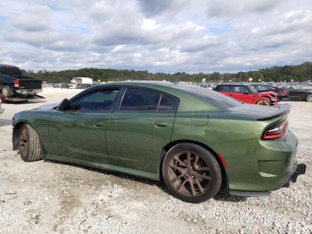 2C3CDXHG0MH532477 - 2021 DODGE CHARGER GT GREEN photo 2